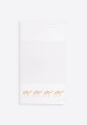 EMIRATES LIMITED 'CAMEL' White Scarf - East Vibe